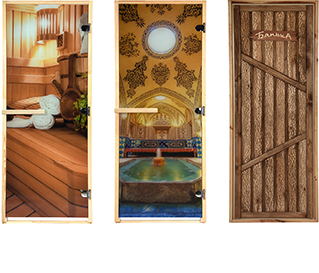 Двери для сауны, хаммама и бани