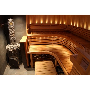 Печь-каменка IKI Mini Plus со стеклянной дверцей