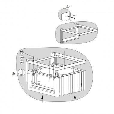 Стеновой кронштейн для крепления на стену Oblivion 30