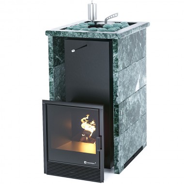 Печь Сочи в трехстороннем кожухе с открытым верхом