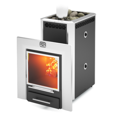 Печь-каменка Теплодар Сибирь-Панорама 20 ЛРК с т/о