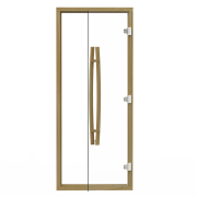 Комплект двери SAWO 741-4SCD-1 с прозрачным стеклом, с порогом, кедр