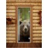 Дверь стеклянная DoorWood 600*1900 "Престиж c фотопечатью A065" стекло с фото-рисунком 8 мм, коробка ольха, алюминиевая ручка