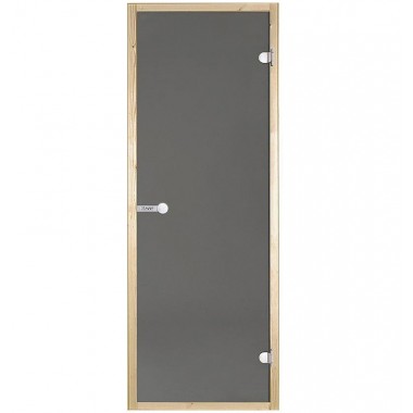 Стеклянная дверь для сауны HARVIA STG сосна/серая 7*19