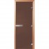  Дверь для сауны DoorWood 700*1900 Эталон матовая Бронза
