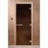  Дверь для сауны DoorWood 700*1900 Эталон матовая Бронза