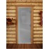 Дверь стеклянная DoorWood 600*1800 "Престиж Сатин" стекло сатин матовый 8 мм, коробка ольха, алюминиевая ручка