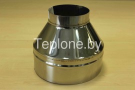 Переходник с одностенной трубы на двустенную ф100/200 - ф900/1000