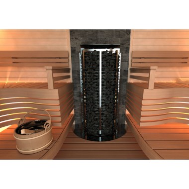 Электропечь SAWO Tower TH3-60NS-WL 6 кВт, пристенная, полукруглая, выносной пульт (пульт и блок мощности докупаются отдельно)