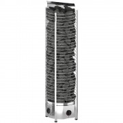 Электрическая печь SAWO Tower TH4-60NB-WL 6,0 кВт, напольная, встроен. пульт, нержавейка, пристенная