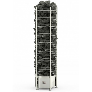 Круглая электрокаменка для бани SAWO Tower TH5-90NS 9 кВт 380 В круглая, напольная, пульт управления не в комплекте