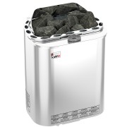 Электрическая печь SAWO Scandia Combi SCAC-60NS-Z 6 кВт, с парогенератором, внутри оцинковка, снаружи нержавейка, пульт управления не в комплекте