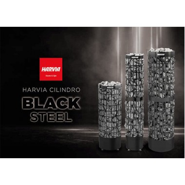 Электрическая каменка Harvia Cilindro PC70 Black Steel