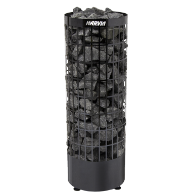 Электрическая печь Harvia Cilindro PC90E Black Steel (управление выносное, не в комплекте)