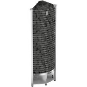 Электрическая печь SAWO Tower TH5-80Ni2-CNR напольная угловая, без пульта, встроенный блок мощности, 8,0 кВт, нержавеющая сталь