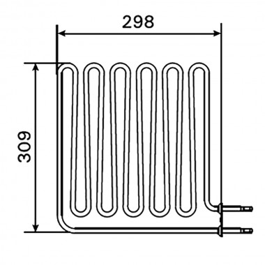 ТЭН Harvia ZSB-229 3000 Вт для Vega BX90(E), BC90(E), Vega Combi BC90SE(A)