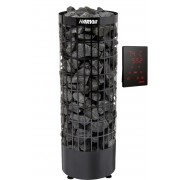 Электрическая каменка Harvia Cilindro PC70XE Black Steel, пульт управления в комплекте