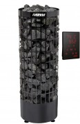 Электрическая каменка Harvia Cilindro PC70XE Black Steel, пульт управления в комплекте