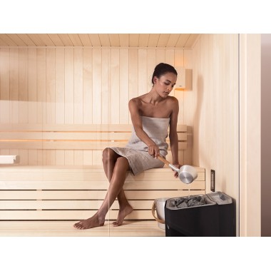 Печь для бани и сауны Tylo Sense Combi 8 черного цвета, пульт Pure
