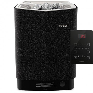 Печь для бани и сауны Tylo Sense Combi 8 черного цвета, пульт Pure