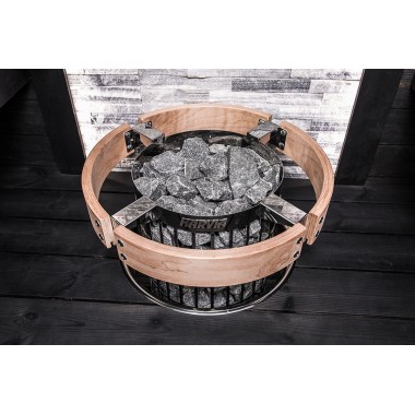 Печь электрическая Harvia Cilindro PC70XE Steel, управление встроенное
