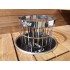 Печь электрическая Harvia Cilindro PC70XE Steel, управление встроенное
