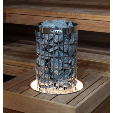 Печь электрическая Harvia Cilindro PC70XE Steel, управление встроенное