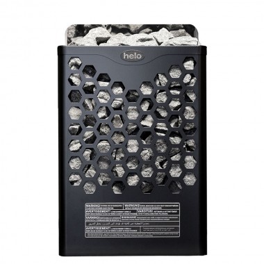 Печь для сауны Helo Hanko 80 STJ 8 кВт, цвет черный, 32 кг камней