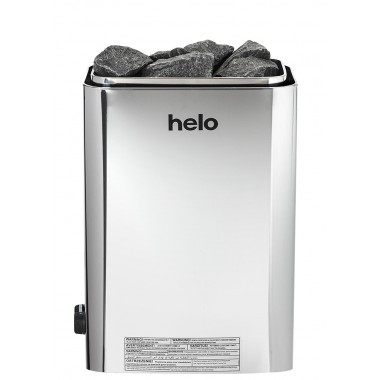 Печь для сауны Helo Vienna 45 STS 4.5 кВт, цвет хром, 12 кг камней