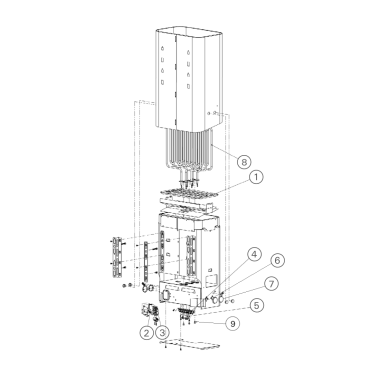 Печь для сауны Helo Vienna 45 STS 4.5 кВт, цвет хром, 12 кг камней