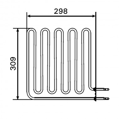 ТЭН Harvia ZSB-228 2670 Вт для Vega BX80(E), BC80(E)