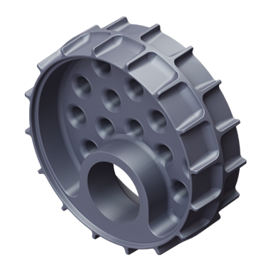 Чугунная банная печь Авангард ЗК 30 (П2) Ураган в круглой сетке