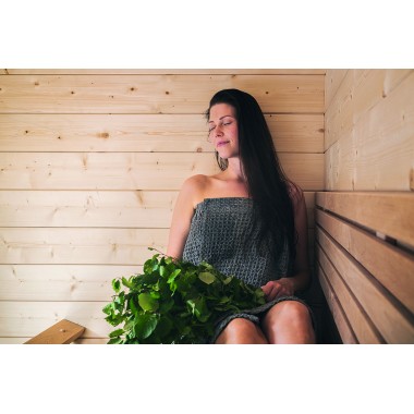 Полотенце для сауны Harvia by Luhta 80*160, 75% хлопок, 25% лен