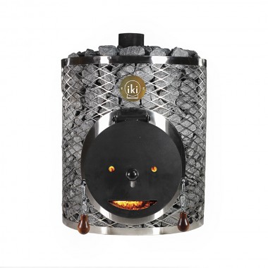 Печь-каменка IKI Original со стальной дверцей "смайл"