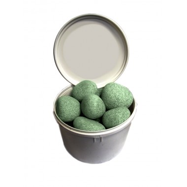 Камни для бани и сауны Жадеит шлифованный 5 кг