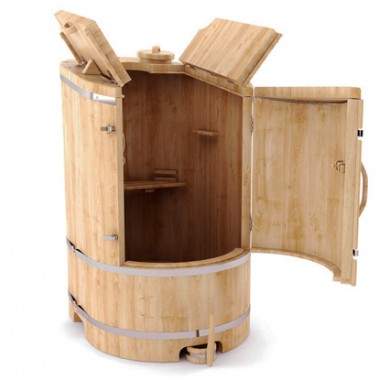 Фитобочка овальная со скошенной крышкой