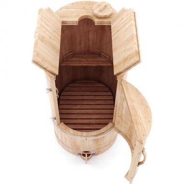 Фитобочка овальная со скошенной крышкой