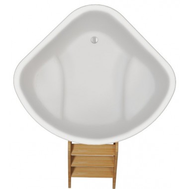 Утепление композитной чаши для угловых купелей