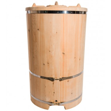 Фитобочка круглая со скошенной крышкой