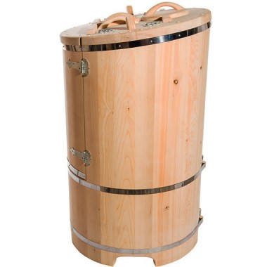 Фитобочка круглая со скошенной крышкой