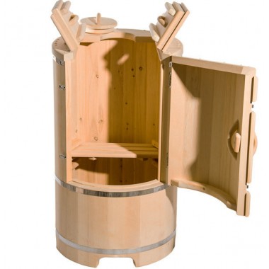 Фитобочка круглая со скошенной крышкой