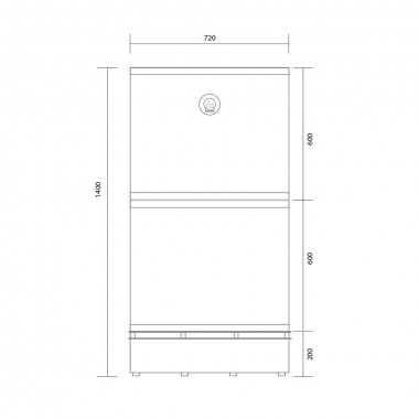 Электрическая печь Iki Pillar 42 кВт