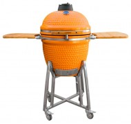 Керамический гриль барбекю BBQ большой BergHOFF (оранжевый)