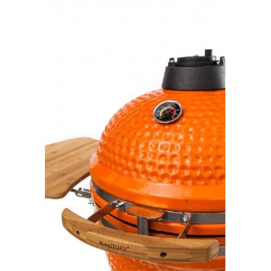 Керамический гриль барбекю BBQ большой BergHOFF (оранжевый)