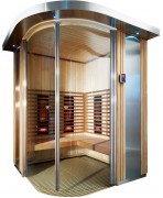 Инфракрасная кабина HARVIA Rondium SG1515KL двухместная, осина