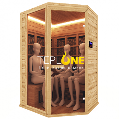 Инфракрасная сауна кабина Угловая