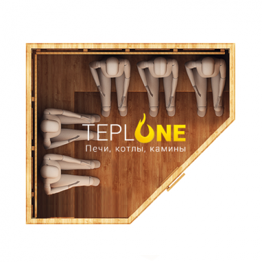 Инфракрасная сауна кабина Угловая