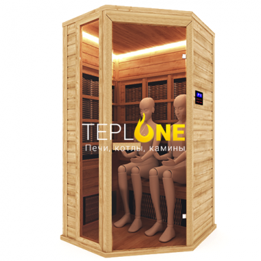 Инфракрасная сауна кабина Угловая