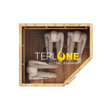 Инфракрасная сауна кабина Угловая