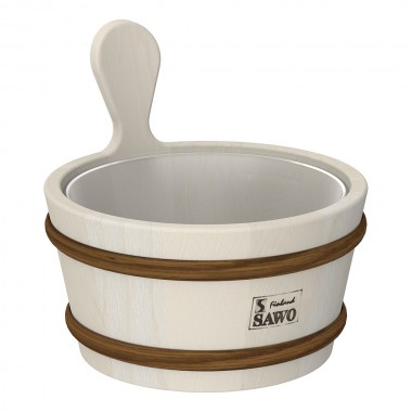 Кадушка SAWO 340-A деревянная с пластиковой вставкой 4 л.